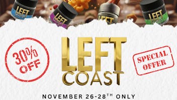 Herbal IQ 30% off all Left Coast products