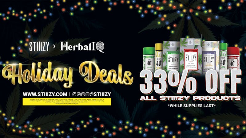 Herbal IQ 33% OFF STIIIZY PRODUCTS