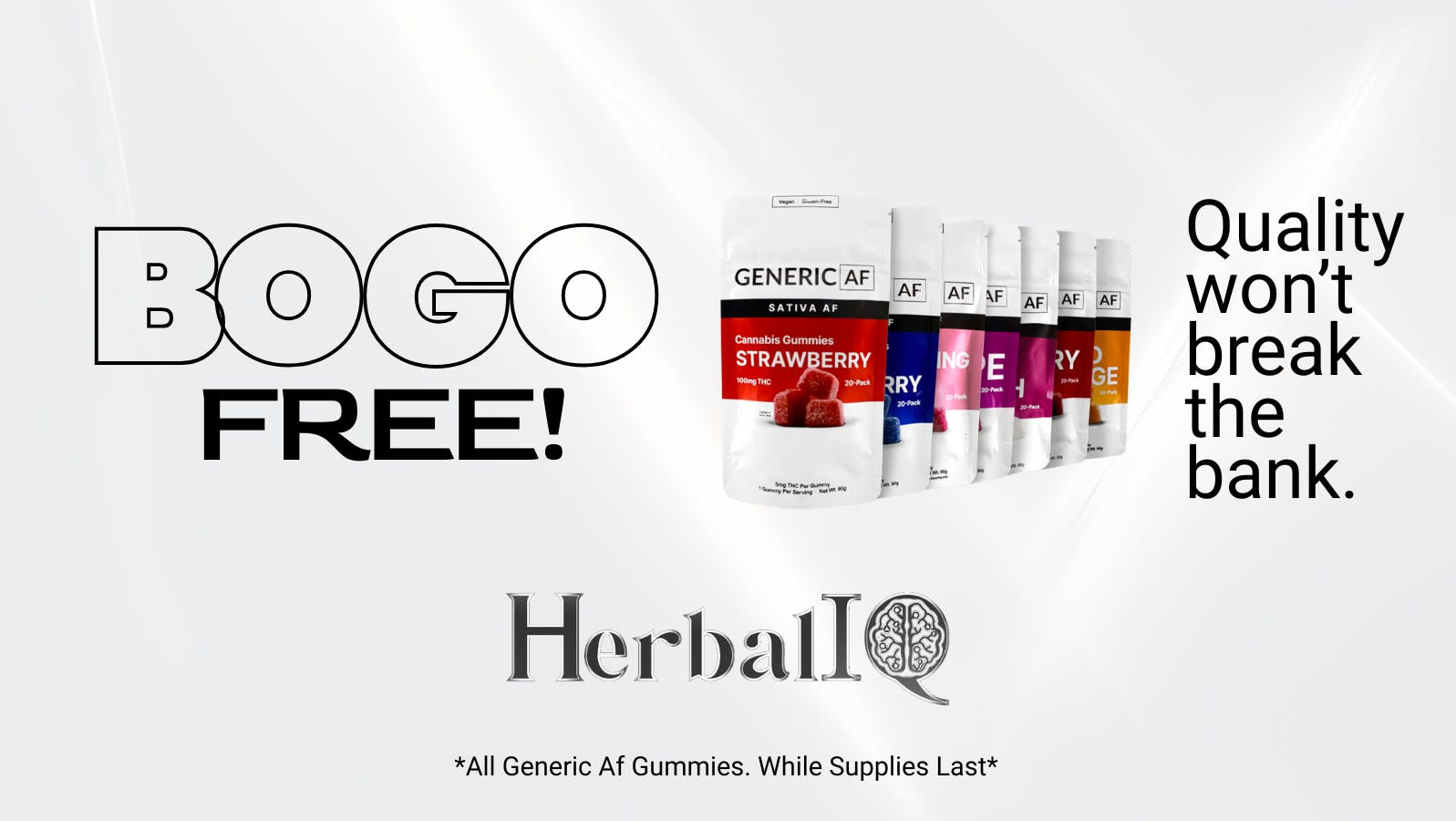 Herbal IQ All Generic gummies BOGO FREE