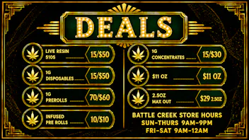 Gatsby Cannabis Co. - Battle Creek 🎉 $29 2.5oz MaxOut + 70/$60 PreRolls + 30% Off 🎉