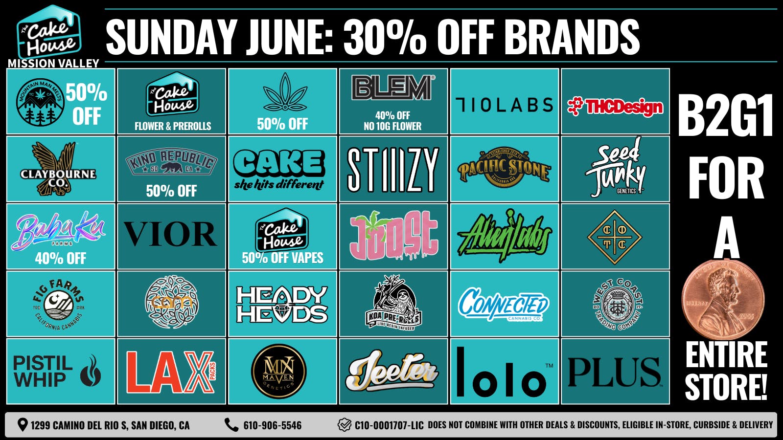 The Cake House - Mission Valley (Now Open) TCH Mission Valley Sunday Deals!