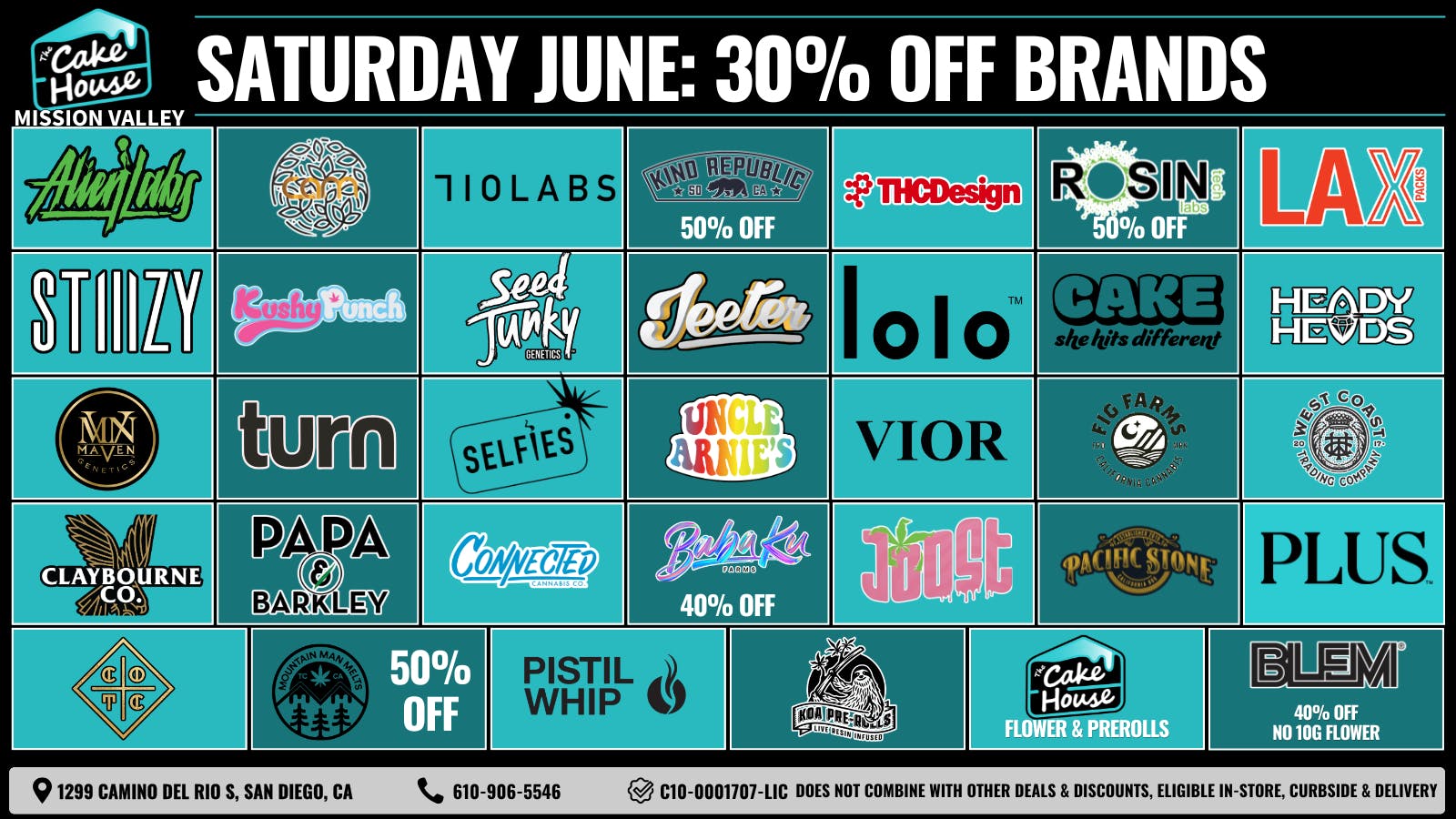 The Cake House - Mission Valley (Now Open) TCH Mission Valley Saturday Deal!