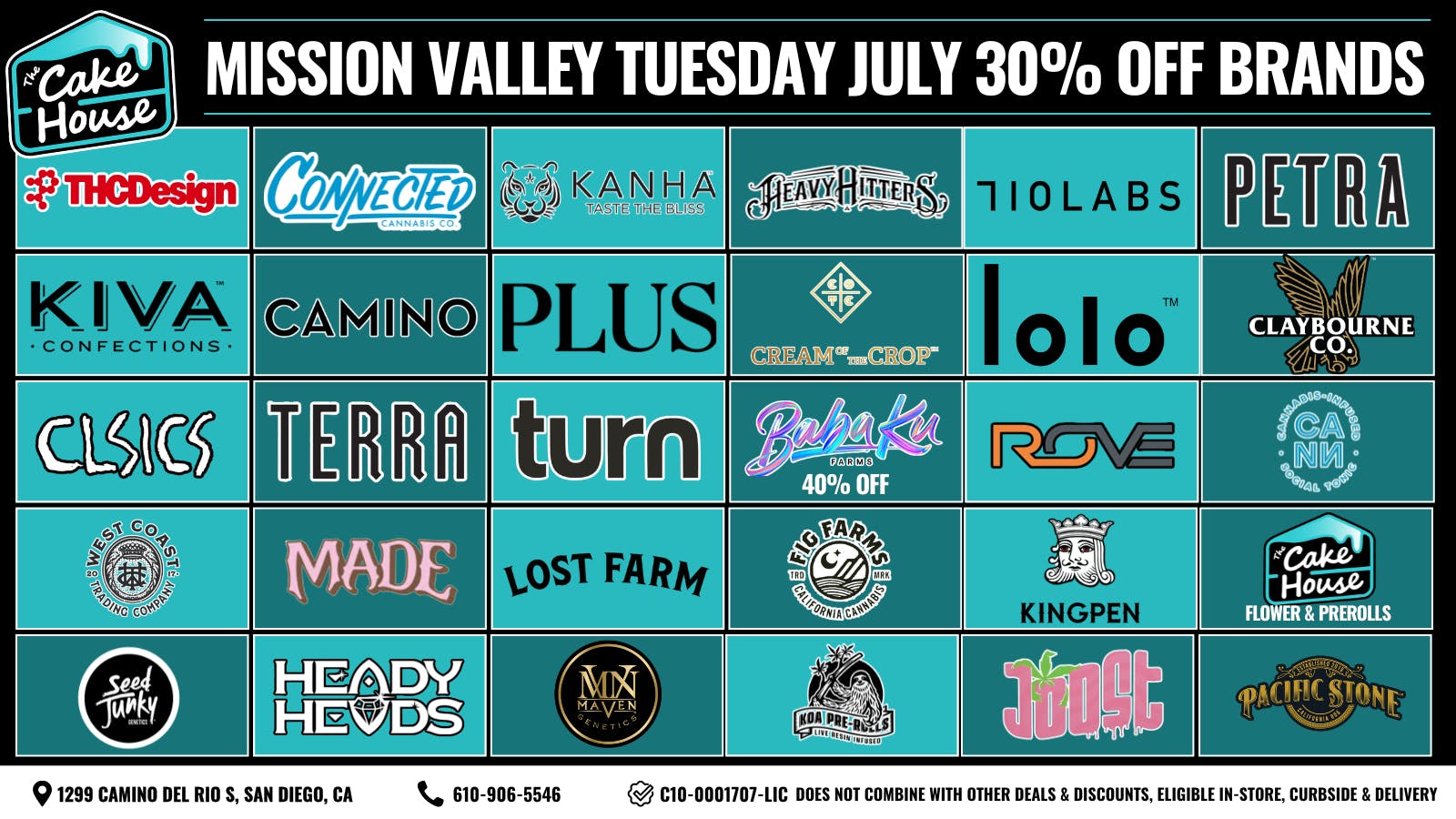 The Cake House - Mission Valley (Now Open) TCH Mission Valley Tuesday Deals!