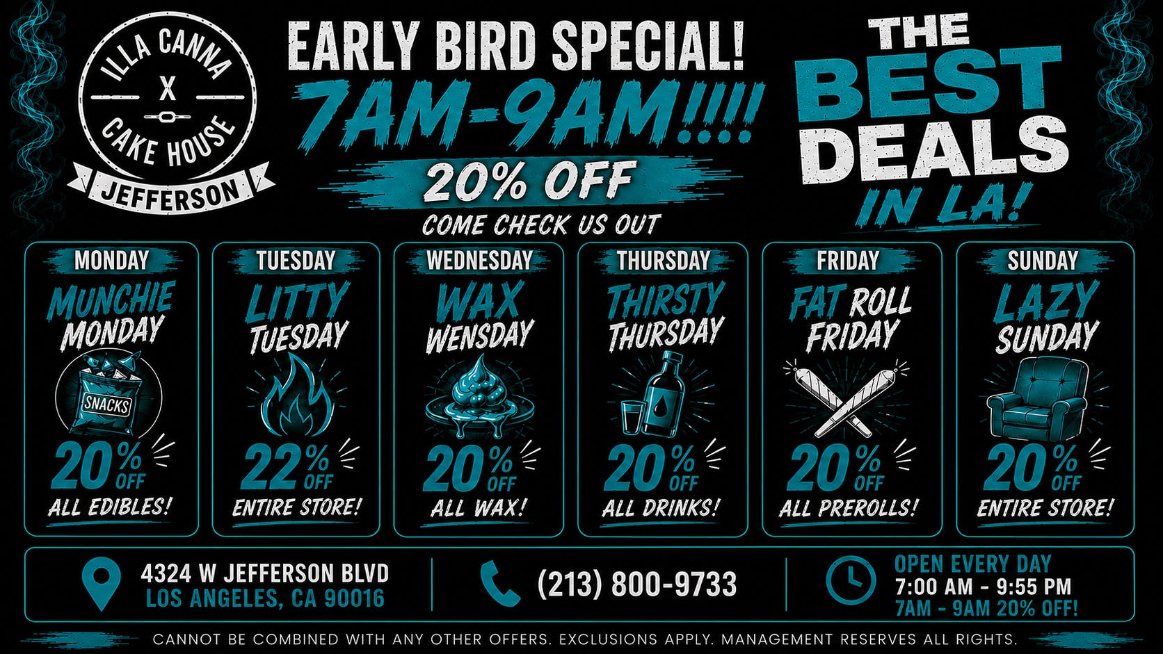 ILLA Canna Illa x Cake House Daily Deals!