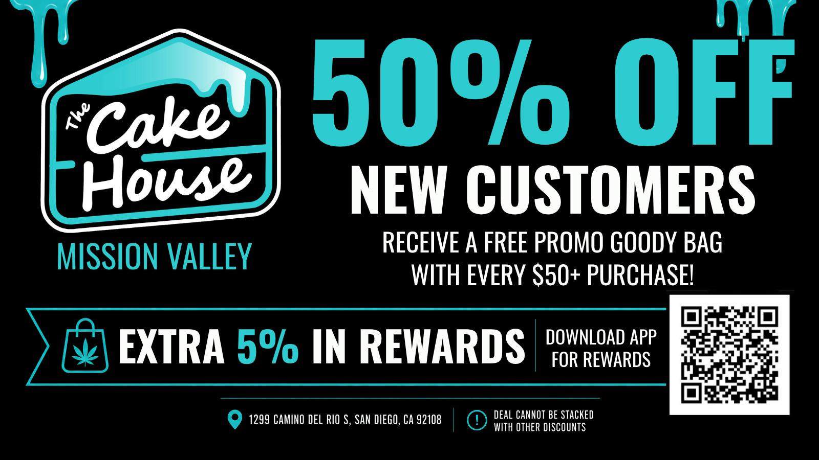 The Cake House - Mission Valley (Now Open) TCH Mission Valley 50% Off New Customers!