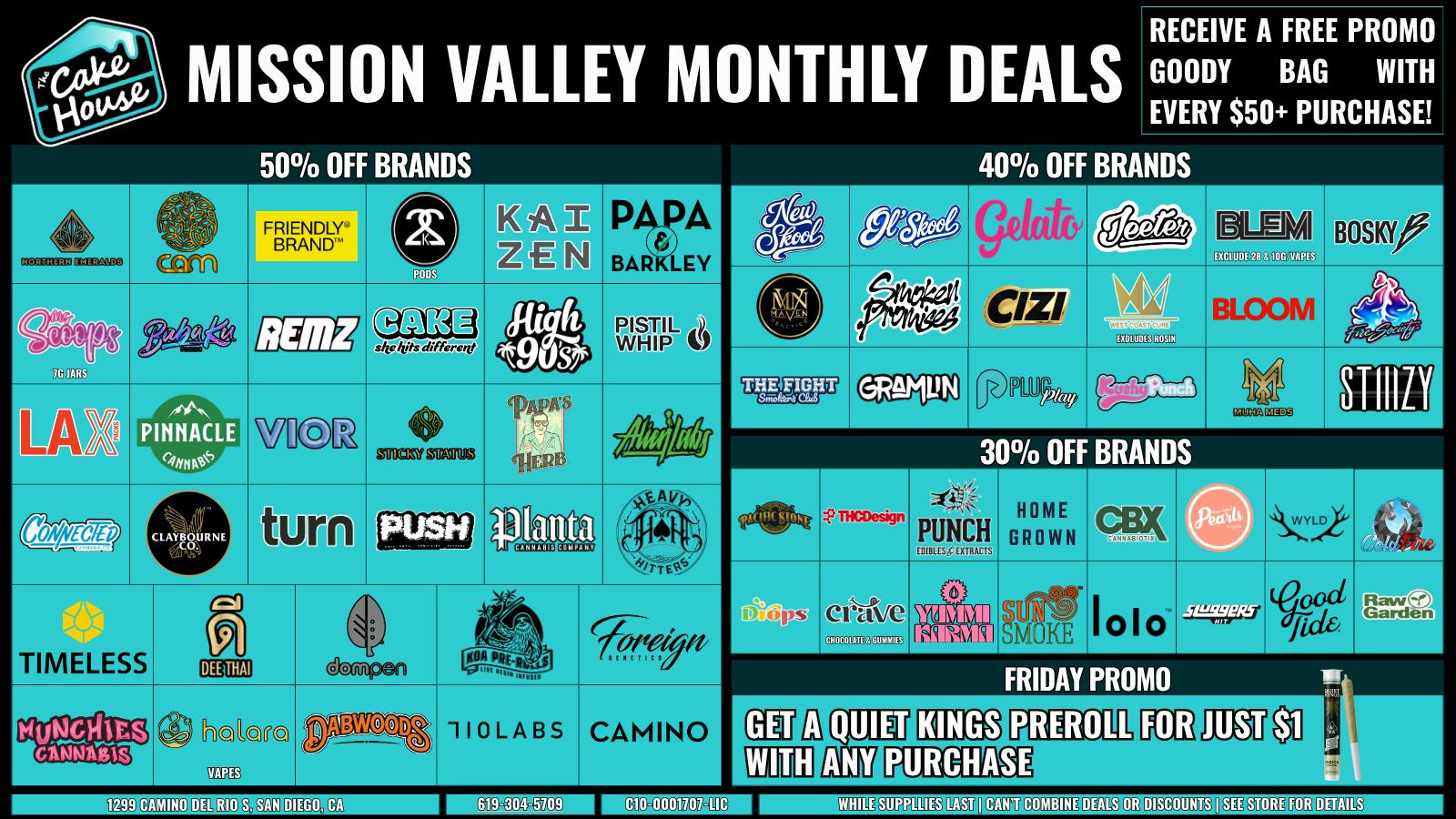 The Cake House - Mission Valley (Now Open) TCH Mission Valley Monthly Deals!