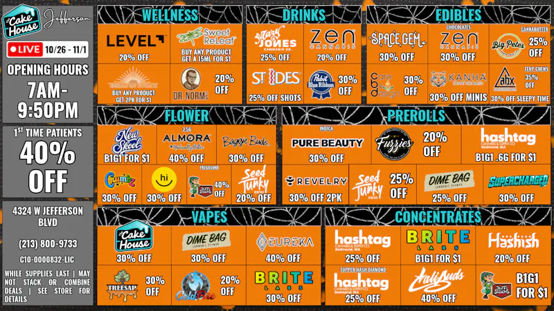 ILLA Canna JEFFERSON WEEKLY DEALS | NEW SAVINGS EVERY WEEK