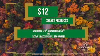 Cannabis Health $12 SELECT Products