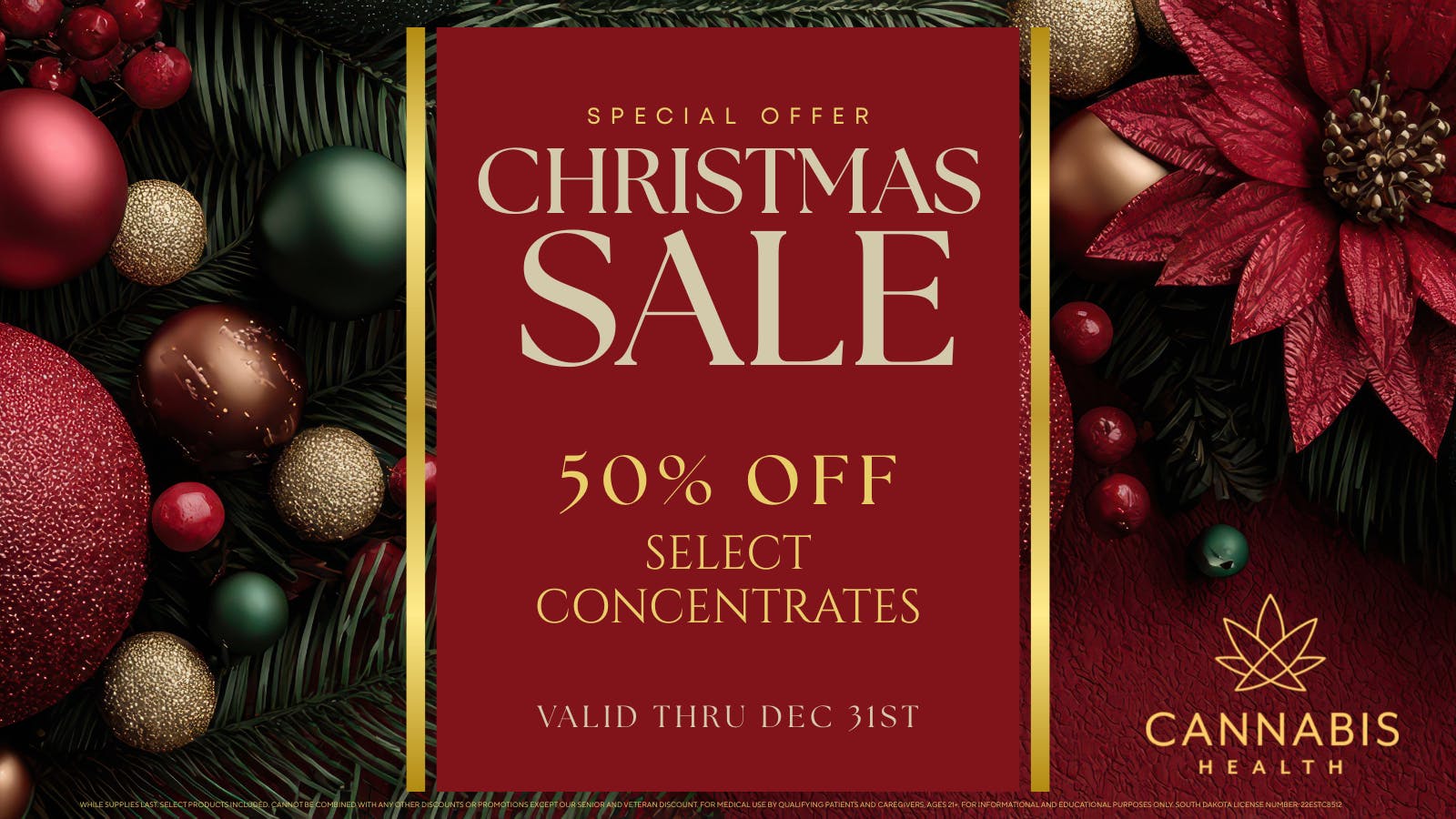 Cannabis Health 50% OFF SELECT Concentrates