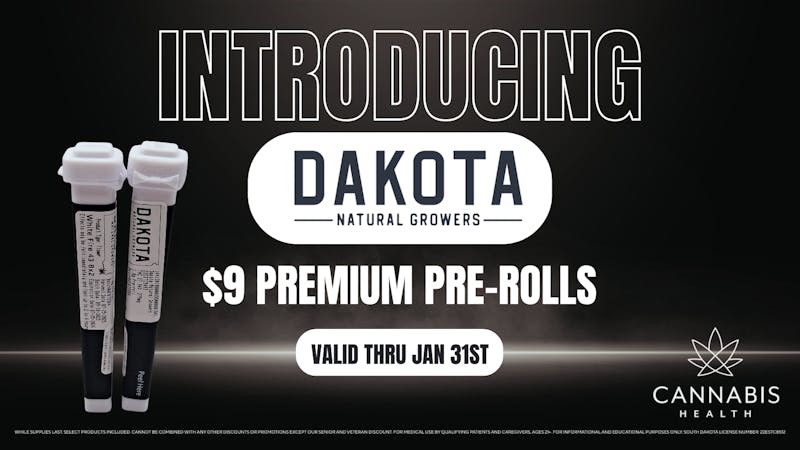 Cannabis Health $9 NEW DNG PRE-ROLLS