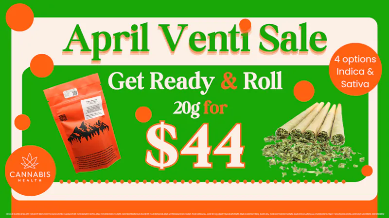 Cannabis Health $44 Venti Grind 20g Flower