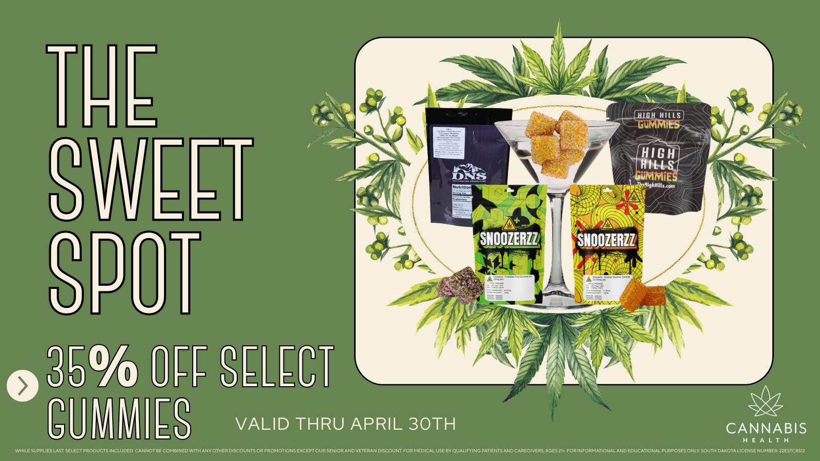 Cannabis Health 35% OFF SELECT GUMMIES