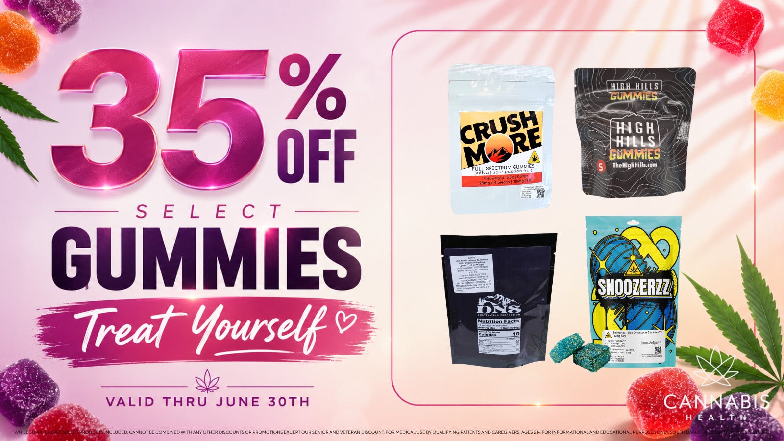 Cannabis Health 35% OFF Select Gummies