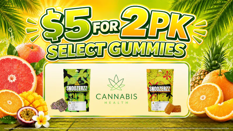 Cannabis Health $5 for 2pk Select Gummies