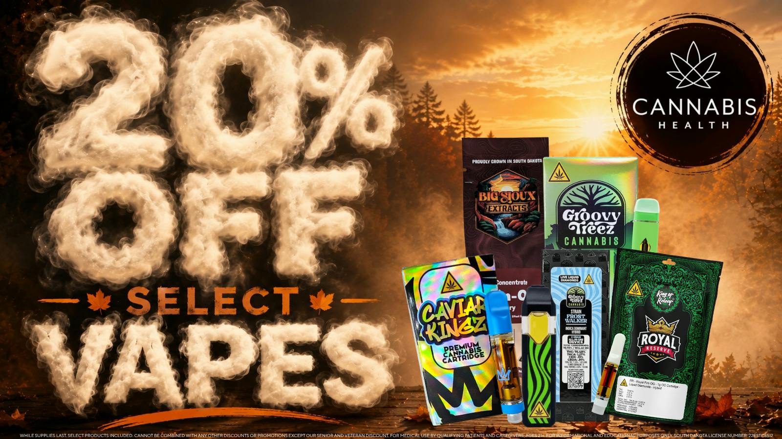 Cannabis Health 20% OFF Select Tanks