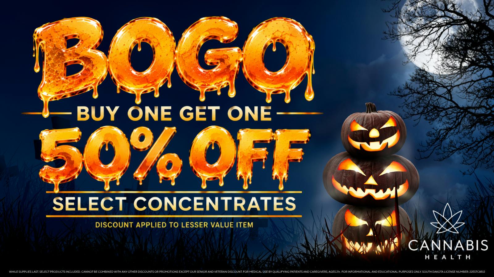 Cannabis Health SELECT CONCENTRATES BOGO 50% OFF