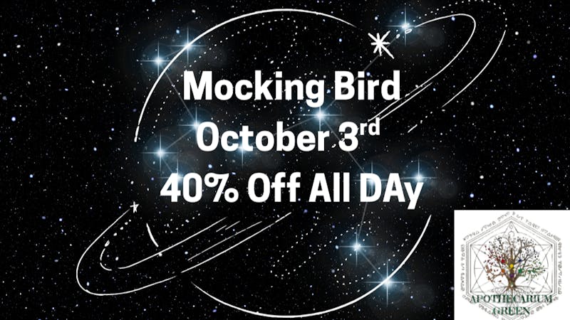 Apothecarium Green Mockingbird Takes Flight🪐