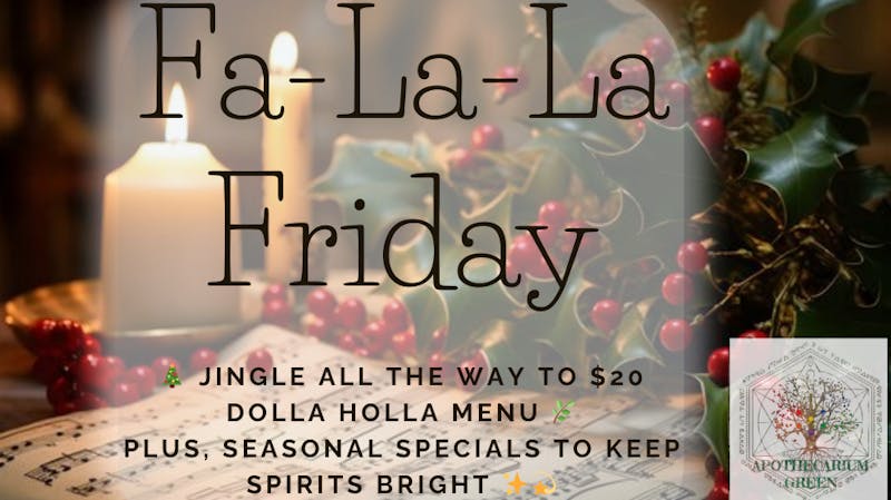 Apothecarium Green 🎶 Fa-La-La Friday is here!