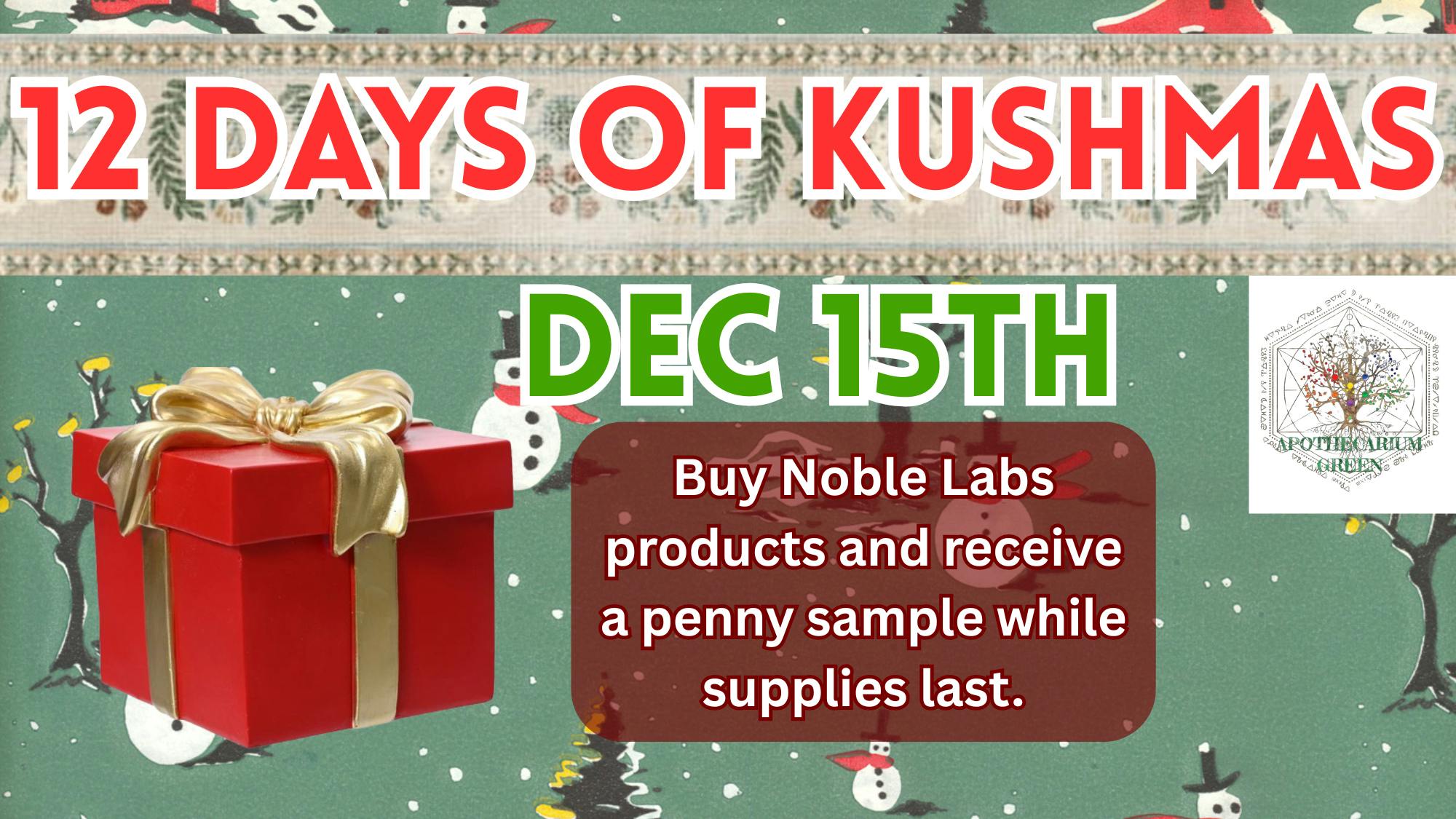 Apothecarium Green 🎄 On the 2nd Day of Kushmas🎶