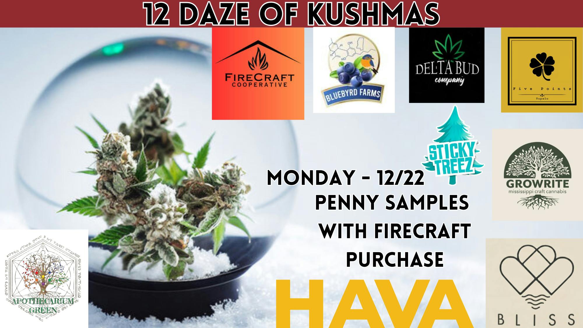 Apothecarium Green Ninth Day of Kushmas 🎄🔥 - Firecraft Edition🔥