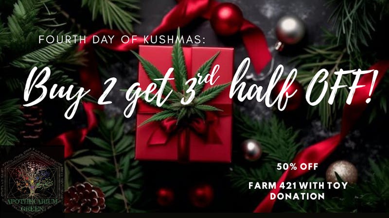 Apothecarium Green 🎄 Kushmas Day 4: The Deals Are CALLIN’ 📞