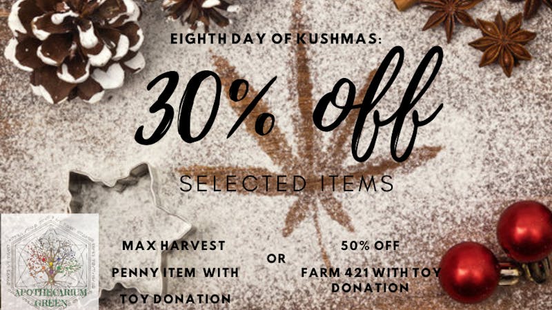 Apothecarium Green 🎄✨ EIGHTH DAY OF KUSHMAS: GREENS GIVING! ✨🎄