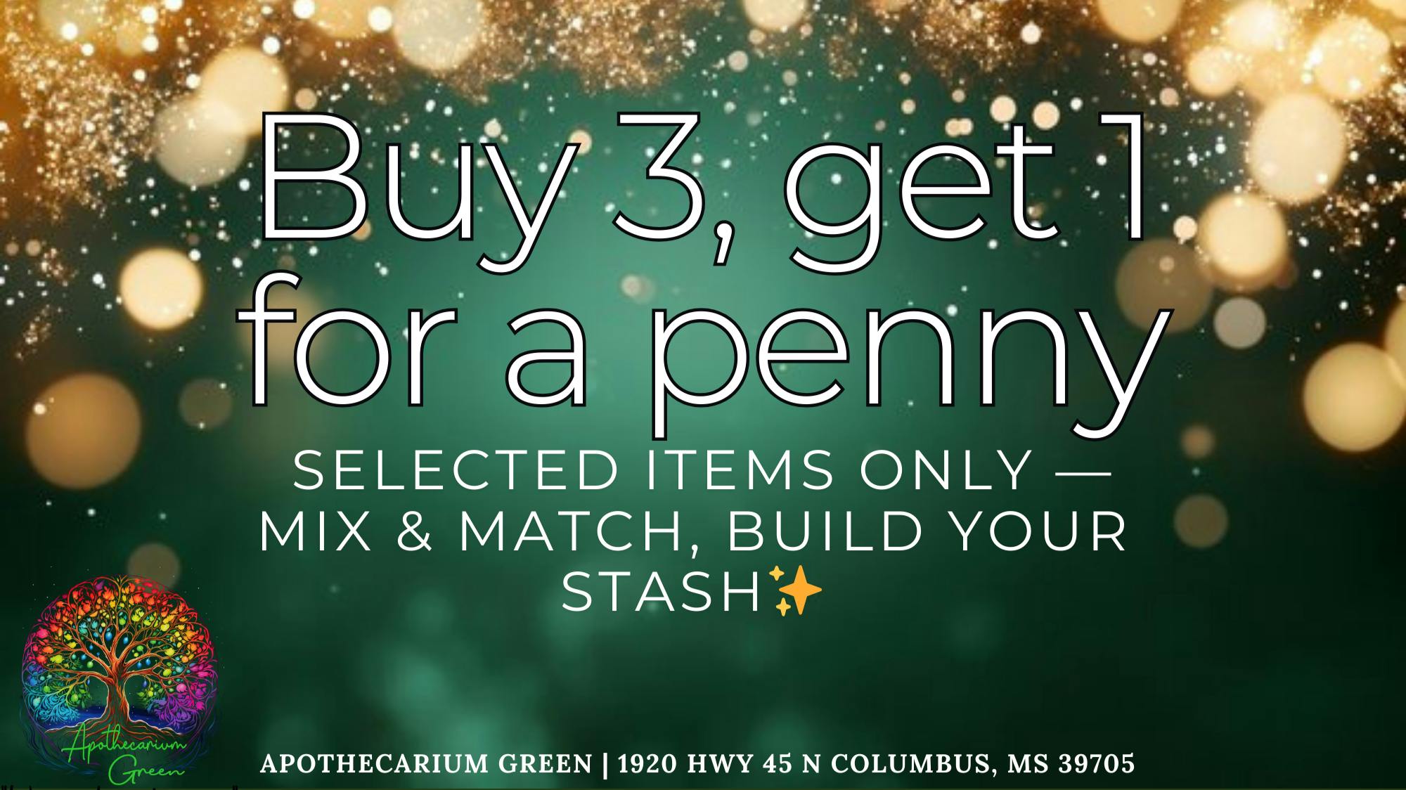 Apothecarium Green Buy 3, get 1 Free — A Deal You'll See!🍃