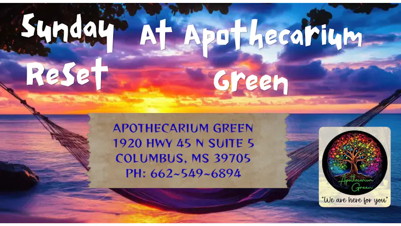 Apothecarium Green 🌿☀️ Sunday Reset at Apothecarium Green ☀️🌿