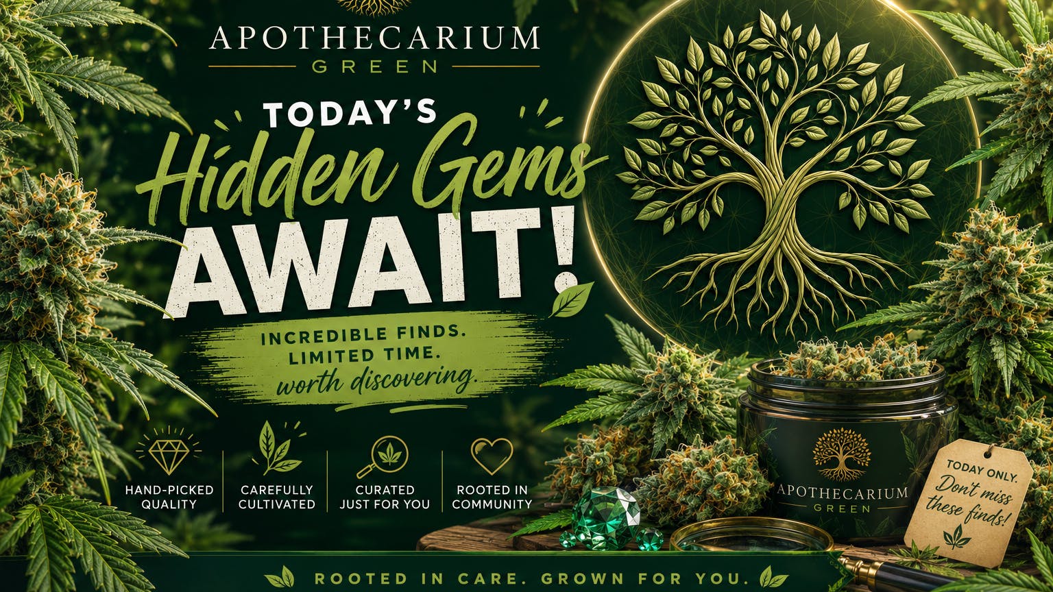 Apothecarium Green 💎 Discover Today’s Hidden Gems🔍