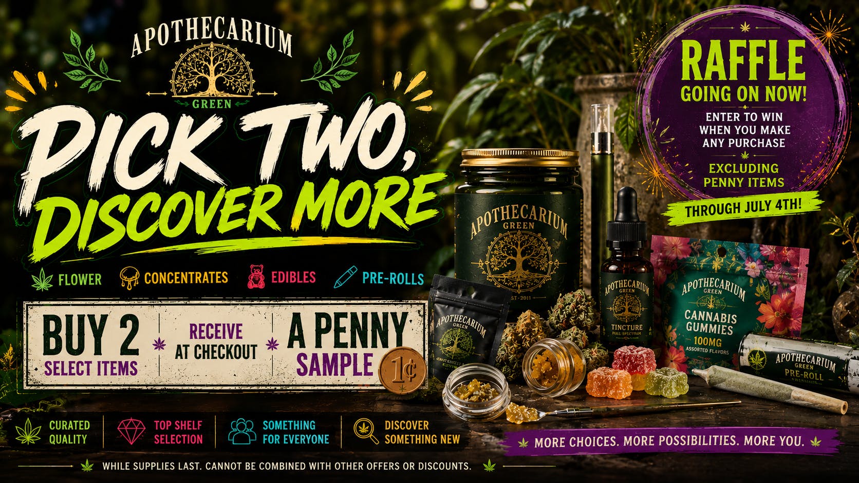 Apothecarium Green 🌿 Pick Two, Discover More 🌿