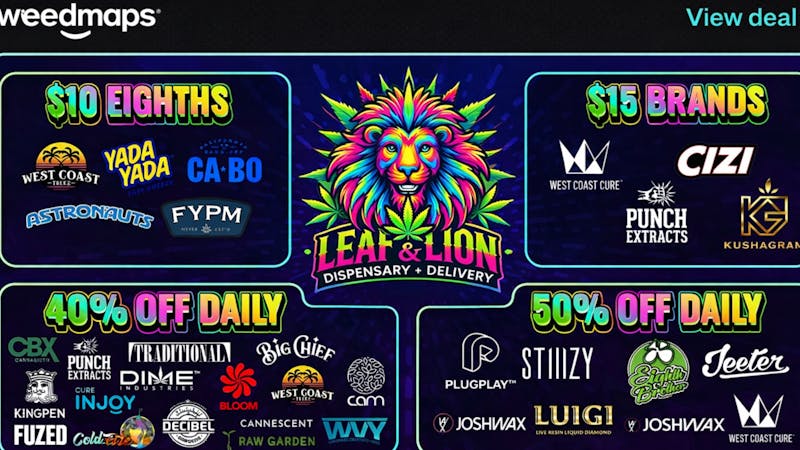 Leaf and Lion - Compton / Bellflower $15 carts and $10 3.5g 30-60% OFF