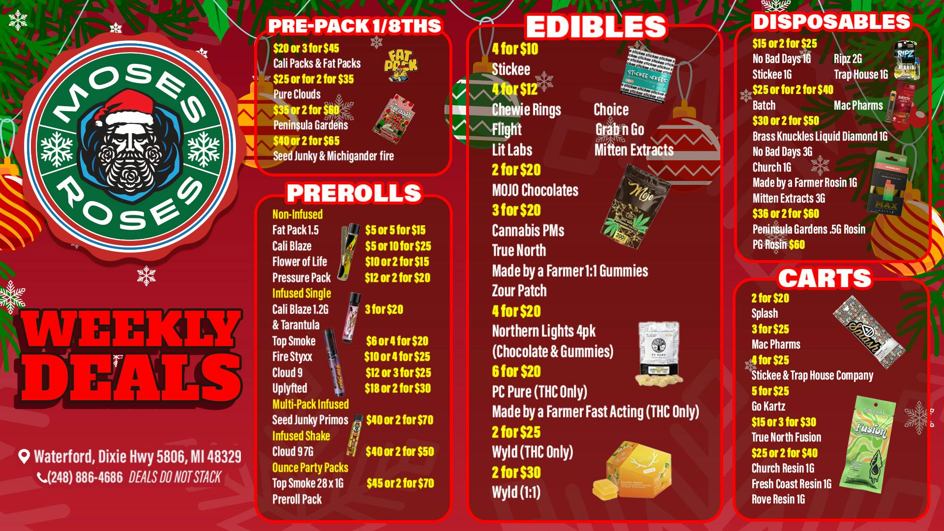 Moses Roses Waterford Weekly Deals You Can’t Miss at Moses! 🔥