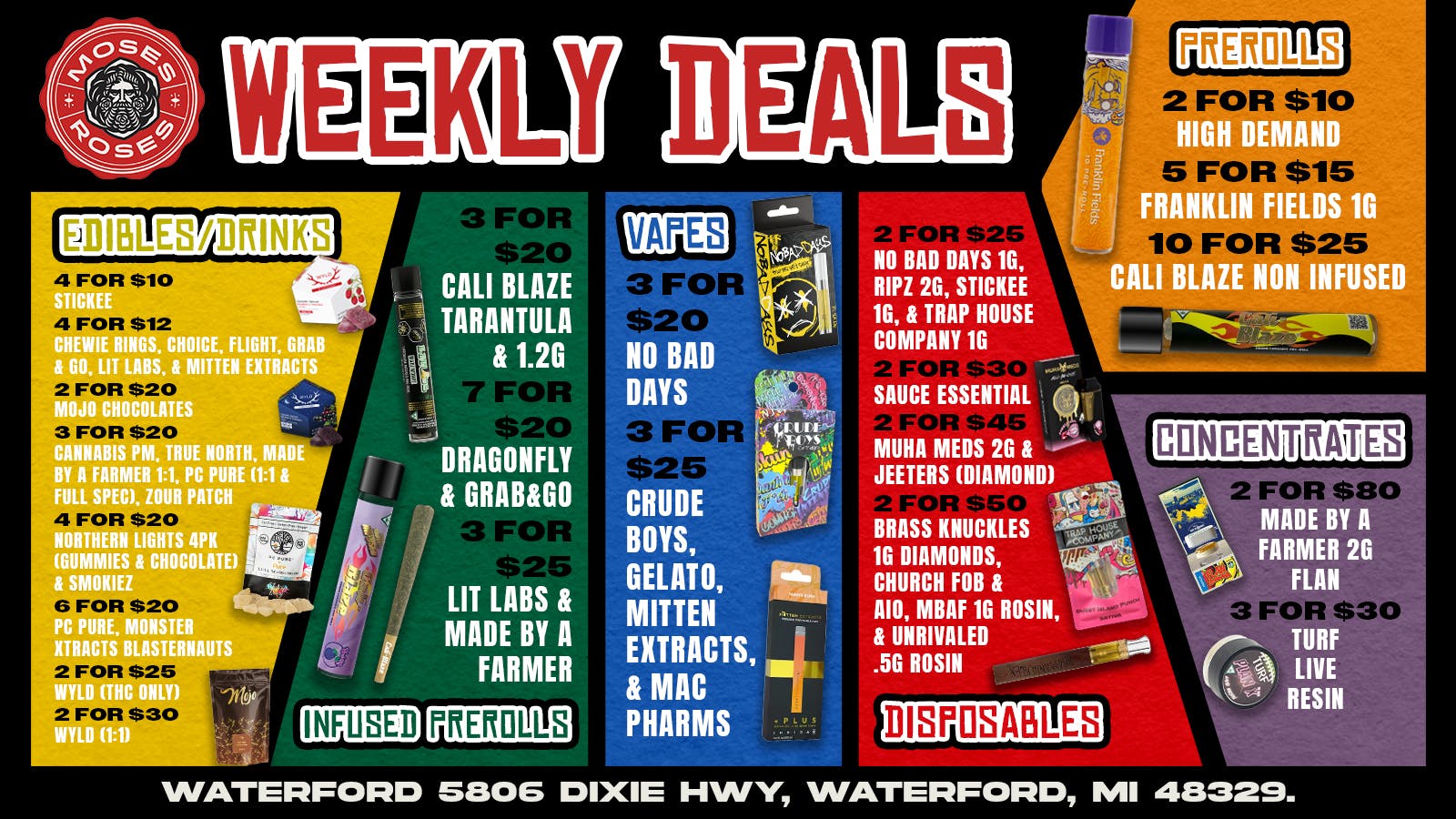 Moses Roses Waterford Delivery Moses Roses Weekly Deals Packed With Value Inside!