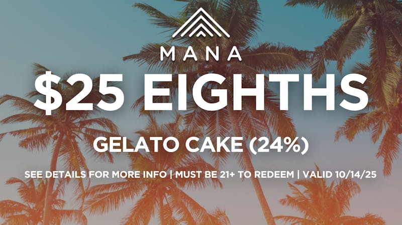 Mana Supply Co. Middle River $25 Gelato Cake Eighths