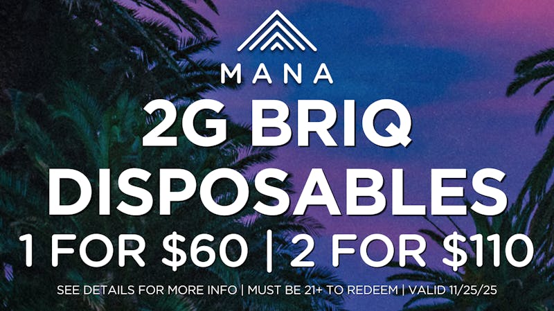 Mana Supply Co. Middle River 2g Briq Disposables