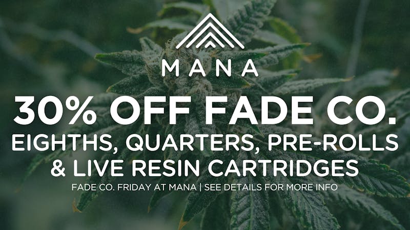Mana Supply Co. Middle River 30% off Fade Co. | Fade Co. Friday