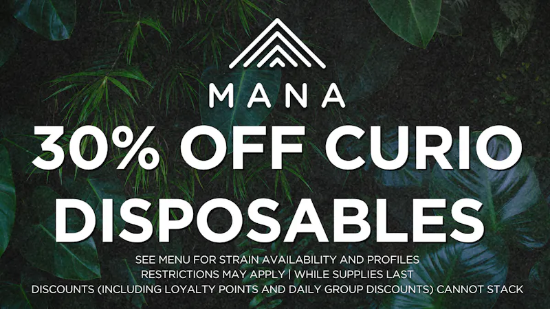 Mana Supply Co. Edgewater 30% off Curio Best Self Disposables (1g)