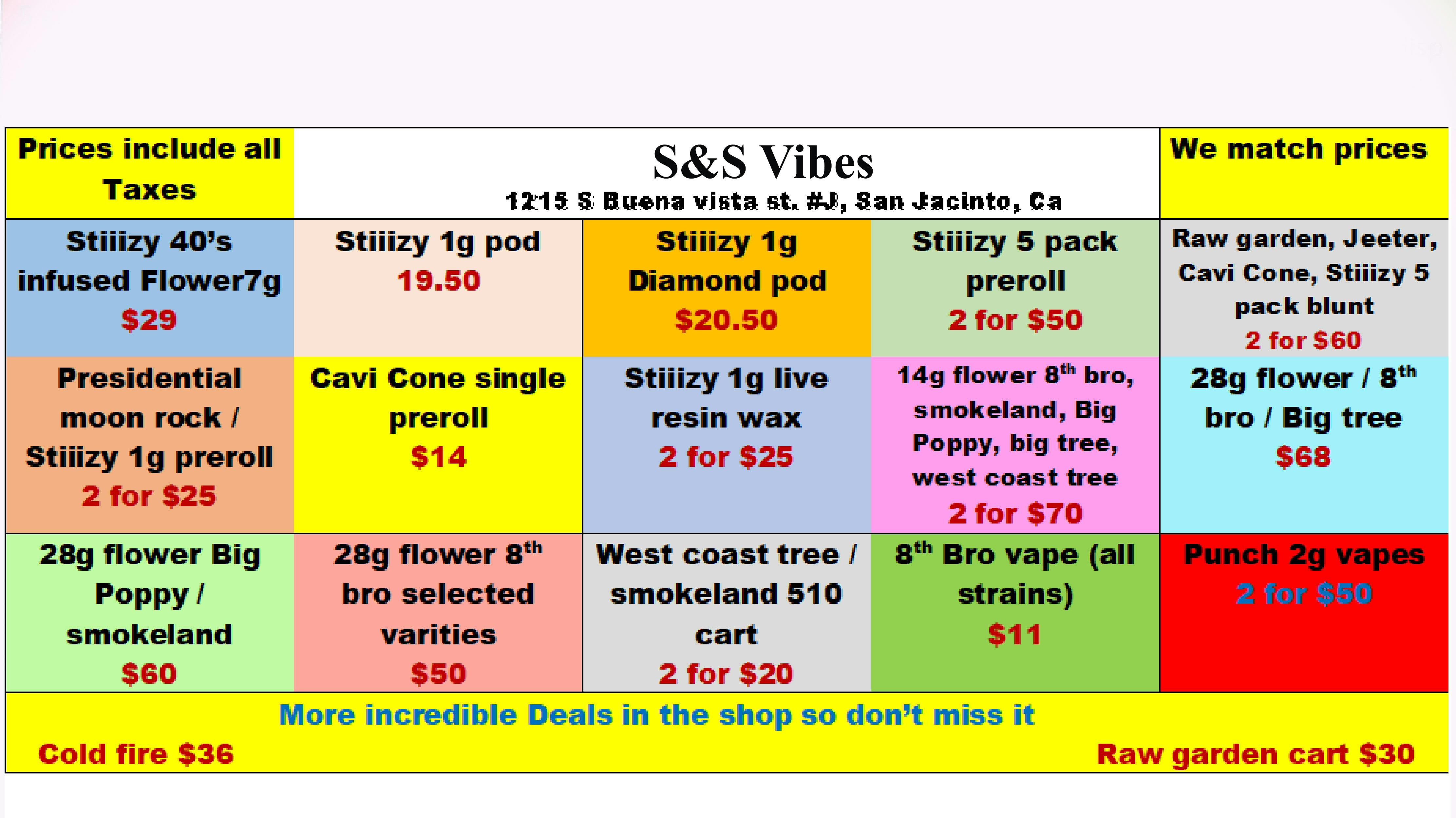 S & S Vibes summer deals for all