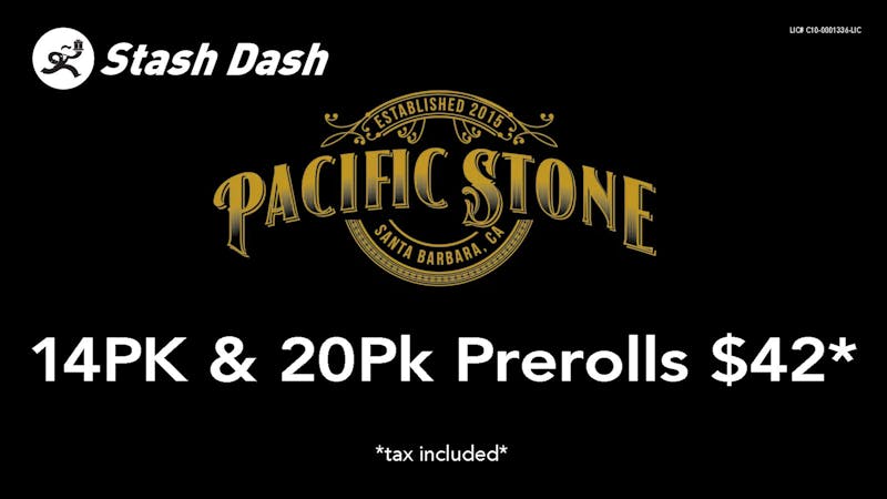 Stash Dash Pacific Stone | 14PK & 20Pk Preroll $42*