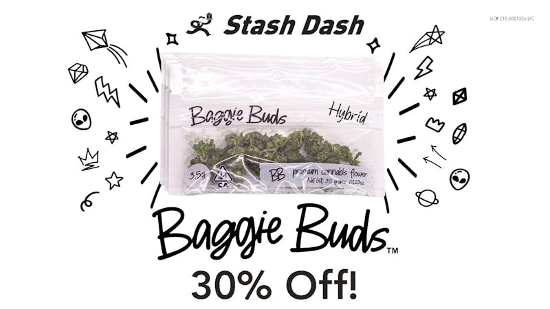 Stash Dash Baggie Buds | 30% Off!