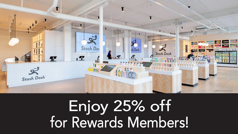 Stash Dash Rewards Members Get 25% Off!