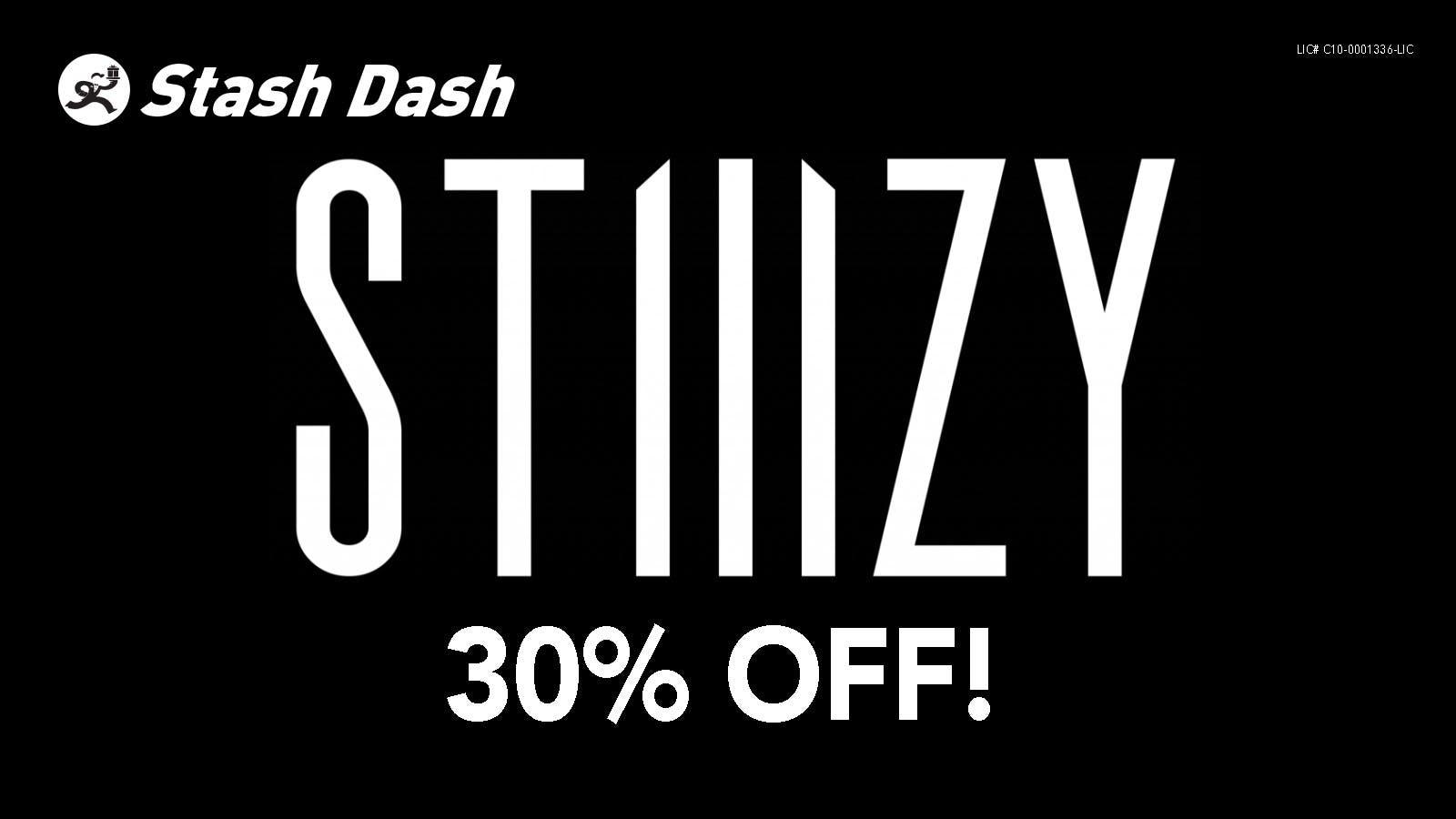 Stash Dash Stiiizy 30% Off