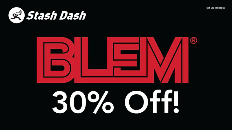 Stash Dash BLEM - 30% Off!*