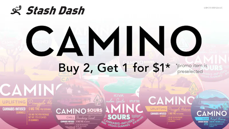 Stash Dash CAMINO Buy 2, Get 1 for $1*