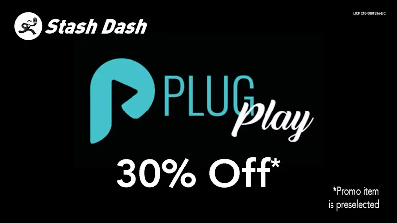 Stash Dash PLUGPLAY 30% Off*