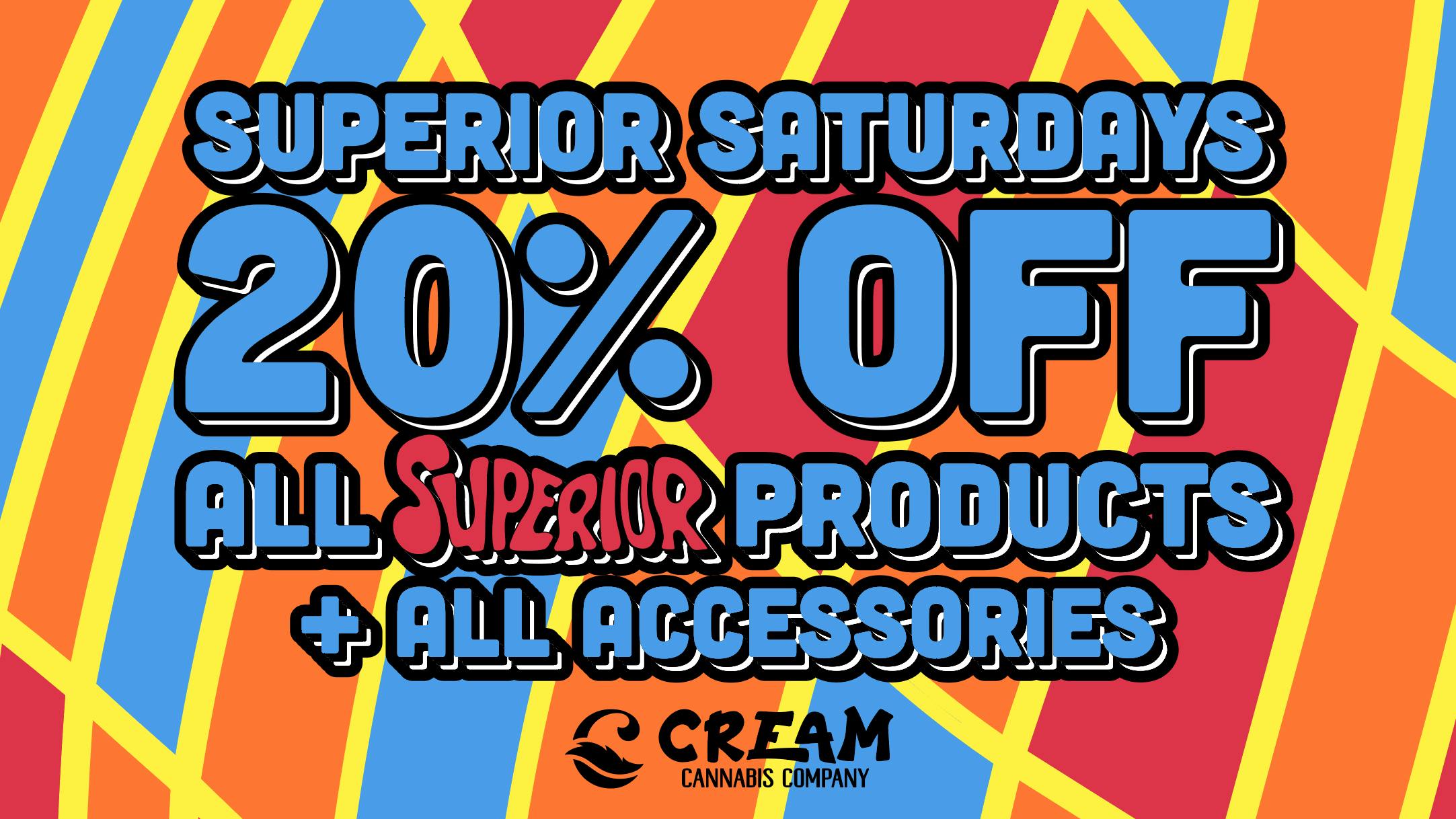 Cream Cannabis Company 20% Off All Superior Products + All Accessories