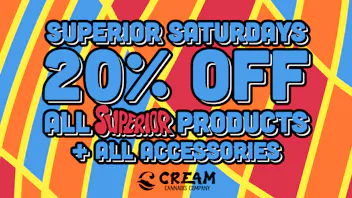 Cream Cannabis Company 20% Off All Superior Products + All Accessories