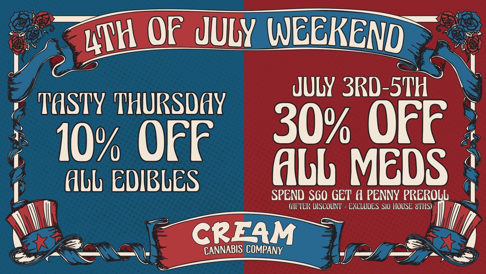 Cream Cannabis Company 10% Off All Edibles