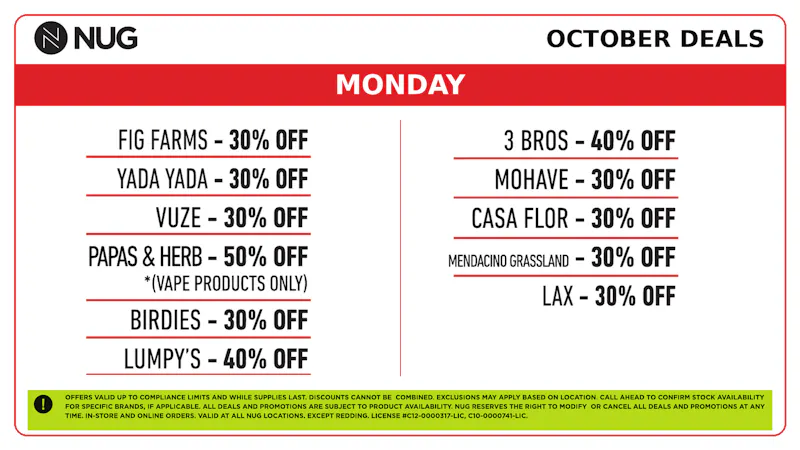 California Collective Care NUG 💀 Monday Deals!