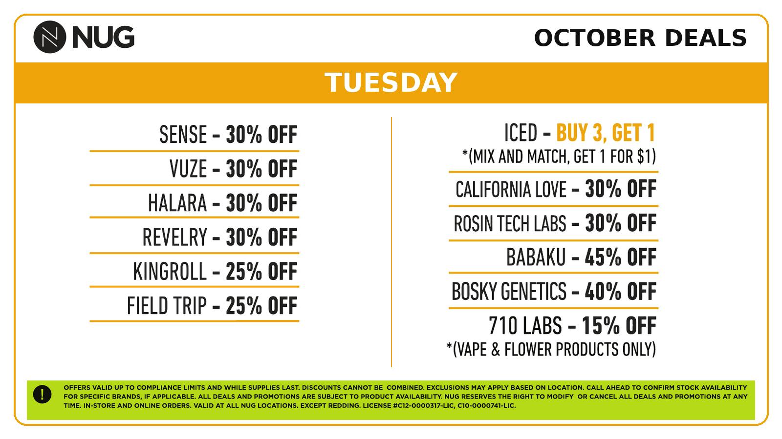 California Collective Care NUG 💀 Tuesday Deals!